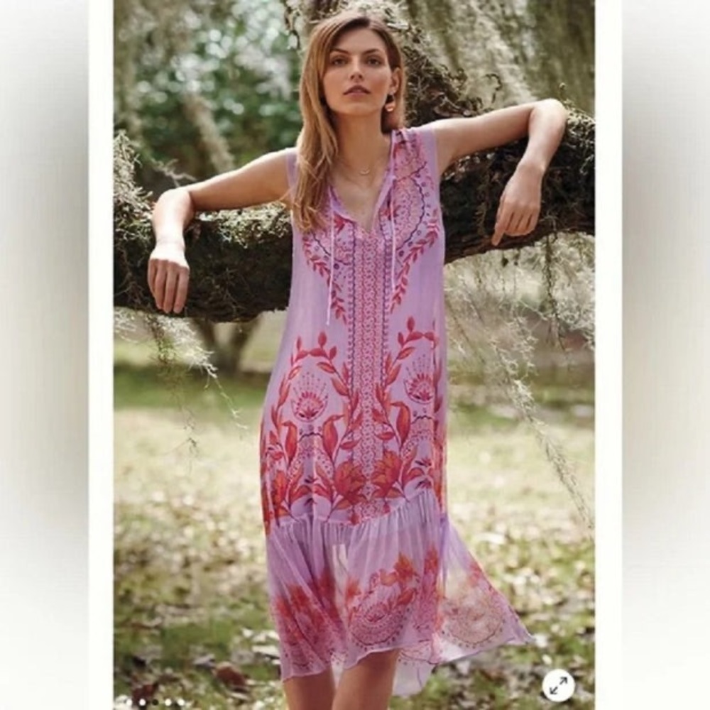 Anthropologie Floreat silk slip dress, size 4